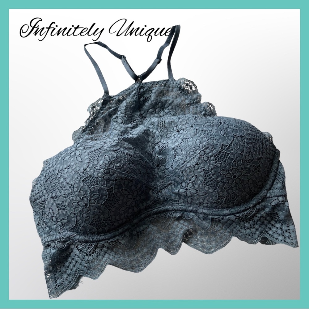 PINK VS lace racerback push up bra-S